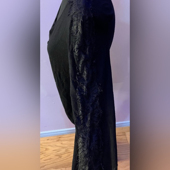 Long sleeved cardigan with lace sleeves size L - Picture 4 of 5
